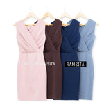 (Made to order) Ramsita Precika Dress Navy Blue (จัดส่งภายใน 10-15 วันทำการ)