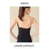(Made to Order) Lavera Jumpsuit Super Black (จัดส่งภายในประมาณ 10-15 วัน)