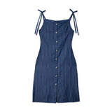 Loli Stripe Denim Dress