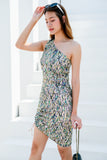 Armela One Shoulder Lace Dress