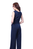(Made to Order) Precika Jumpsuit Navy Blue (จัดส่งภายใน 3 สัปดาห์)