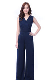 (Made to Order) Precika Jumpsuit Navy Blue (จัดส่งภายใน 3 สัปดาห์)