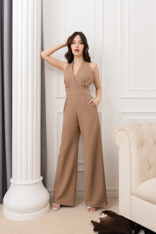 Botama Jumpsuit - Brown Khaki