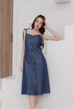 Loli Stripe Denim Dress