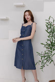 Loli Stripe Denim Dress