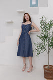 Loli Stripe Denim Dress