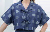 Maria Polka Dot Jean Set