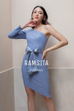 (Made to Order) Juviana Dress Blue (จัดส่งภายใน 3 สัปดาห์)