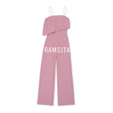 (Made to Order) Parasaya Jumpsuit - Pink (จัดส่งภายใน 10-14 วัน)